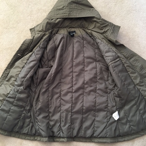 ⭐️ Women’s Field Jacket Removeable Hood Belt Khaki - Picture 2 of 16